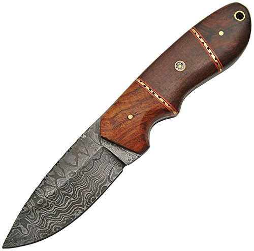 Amazon.com : SZCO Supplies Damascus Steel Rosewood/Micarta Handle